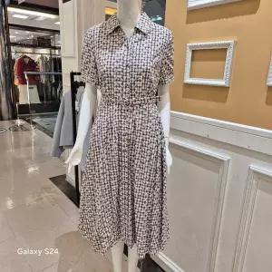 [하프클럽/BCBG]BCBG 비씨비지 여름26 바비 자수 원피스 B6B3O601