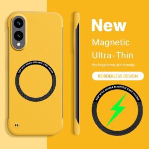 삼성 갤럭시 S25 엣지 플러스 울트라 S25Edge S25Plus S25Ultra 5G용 하드 프레임리스 폰 케이스 (Funda Ma