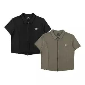 [엄브로] 우먼스 골지 반팔 가디건 UQ222CFT59