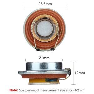1Pcs 새로운 공명 진동 미니 스피커 4R 3W 8R 27mm 스테레오 4/8Ohms 와트 Vbro