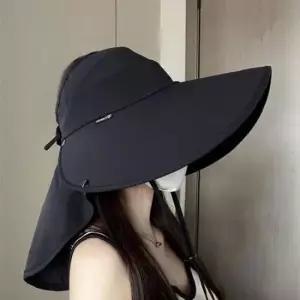 햇빛차단모자 돌돌이 챙넓은 썬캡