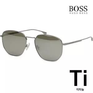 [리퍼브] 휴고 보스 티타늄 선글라스 BOSS0992FS RIWT4 무광 메탈테 미러 아시안핏