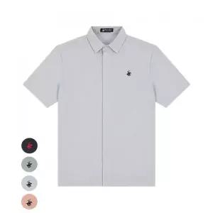 BHPOLOCLUB 남성 히든플래킷 집업 에어리 셔츠 4Color SH115 1014355