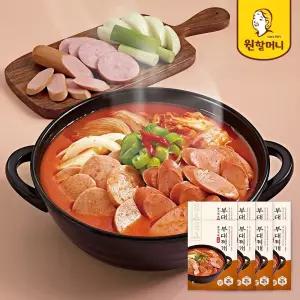 G[원할머니] 쫄깃한 햄 듬뿍 부대찌개 500g x 8팩