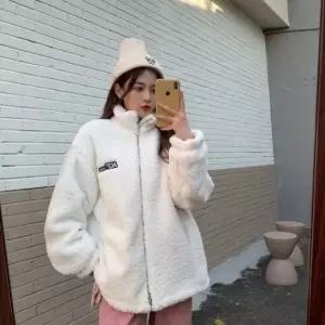 친절한탄씨 오버핏 양털집업 여성 양털후리스 겨울 뽀글이점퍼 뽀글이자켓 털자켓 털점퍼