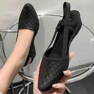 스타일 슬립온 구두 코디 캐쥬얼화 여성단화 통굽 봄