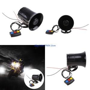 [호환품]12qm Loud Horn Auto Speaker Alarm 12V 3 톤 자동차 바이크 오토바이 트럭 사이렌 혼 신호
