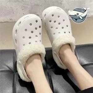 포근한 털슬리퍼 외출용 따뜻한 겨울신발 귀여운 편한털신발 방한실내화 털달린슬리퍼