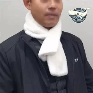 부드러운 인조털 스카프 따뜻한 목도리 남녀 밍크목도리 겨울목도리 밍크머플러 퍼목도리