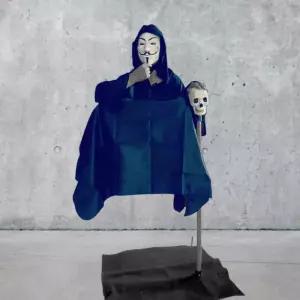 MOMOMAGE 떠다니는 남자 공중부양 마술 의자 클래식 스트리트 클로즈업 매직 기믹 소품 멘탈리즘 착시