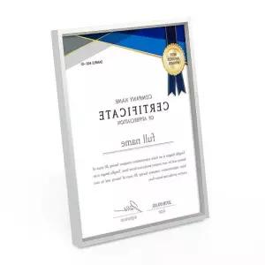 탁상용 상장액자 A4 실버 스냅 결혼식 자격증 자격증 진열 가족사진 사업자등록증 결혼식