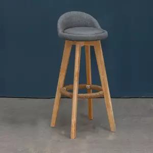 83cm 마이홈 원목바 가죽 의자 가죽 원목바 마이홈 83cm