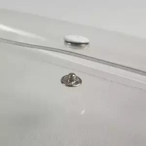 똑딱이 투명 PVC 파우치 대형 PVC파우치 비닐파우치