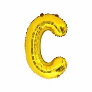 TBZ PW 알파벳은박풍선(소)골드C 생일 백일상 돌잔치