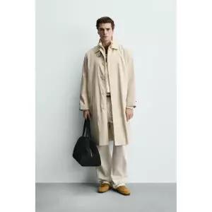 ZARA 레귤러핏 트렌치 코트 - 베이지 3046/380/710