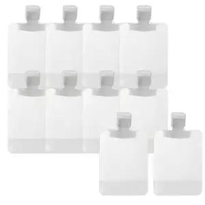 여행용 샴푸 로션 손세정제 소분 50ml 투명파우치 10pcs 1set-WFOBUH5