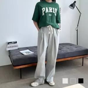 일자 슬림 9부팬츠 정장바지코디 여성정장팬츠 면접