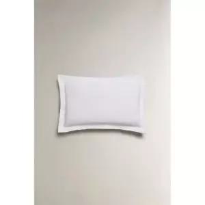 ZARA 피케 텍스처 코튼 쿠션 커버 - 화이트 5161/007/250