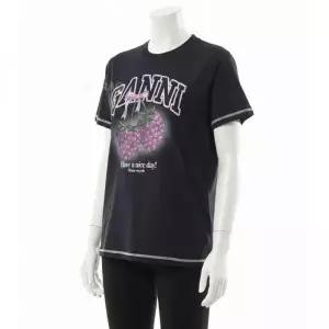 미니멀 캐주얼 26SS Basic Cotton Jersey Raspberry Print T-SHIRT (A1050219 252) (베이직 코