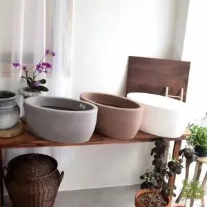 [룽스_64]화분 인테리어화분 산세베리아화분 50x29x23