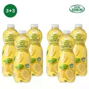 맛있는家 돈시몬 100 NFC 착즙주스 1L 레몬즙3+레몬즙3 3+3 총6팩