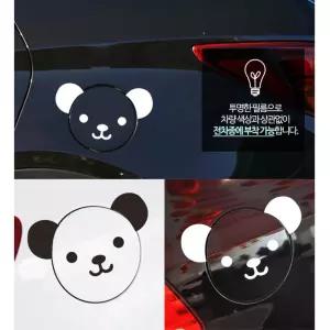 주유구 차량용스티커 초보운전 자동차 레이 광고 투싼 남자
