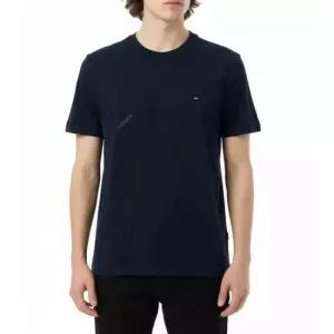 MUST IT_타미힐피거 LIGHT INTERLOCK TEE MW37508 DW5) 라이트 인터락 티셔츠)