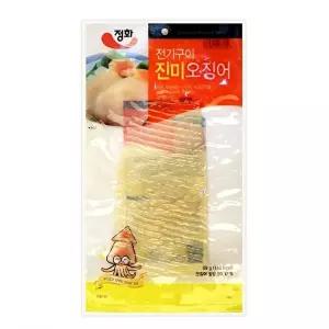 정화식품 전기구이 진미 오징어 55g 4입