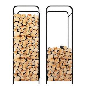 철제 장작거치대 땔감 거치대 감성 캠프파이어 대용량 42x35x120cm 장작보관