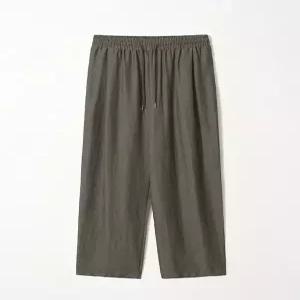 [이지오]Linen Wide Easy Pants_Brown