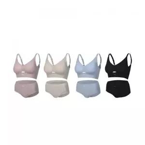 PUMA BODYWEAR [4SET] 윈디홀 나일론 퓨징 프리컷 브라팬티