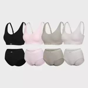 PUMA BODYWEAR 레이온 골지 브라팬티 8PACK