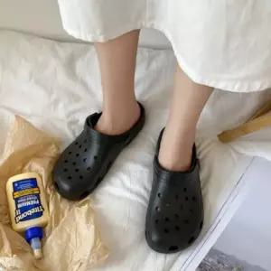 슬리퍼 통슬리퍼 젤리슈즈 스트랩 편한 통굽실내화 통굽슬리퍼 여성신발 여름신발