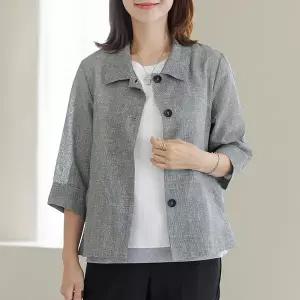 [하프클럽/](~88size)아들하운드체크자켓 OUE3062