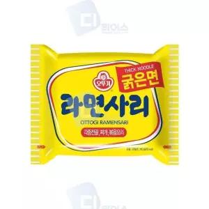 고품질 오뚜기 라면사리 굵은면 40봉 굵은사리 부대찌개 업소 (WB4907E)