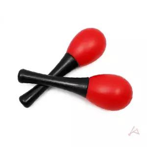 타악기 마라카스 2p 레드 음악 놀이 교육 어린이 리듬 악기 공연 파티 소품