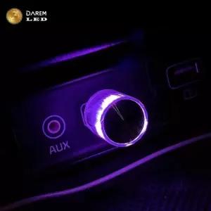 다름 다이나믹 USB LED 카멜레온 차량용 무드등 풋등 조명 (WBA48EF)