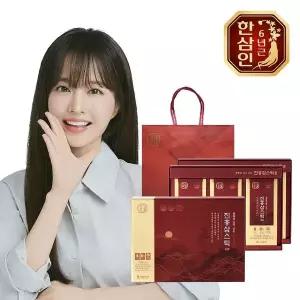 [한삼인][농협홍삼] 한삼인 통째로 갈아넣은 진홍삼스틱 10g 30포 2세트+쇼핑백..[35905680]