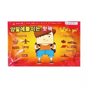 [바이온] 바이온 렛츠고 양말에 붙이는 핫팩 10매 안전인증 군인 군용 낚시 캠핑 발