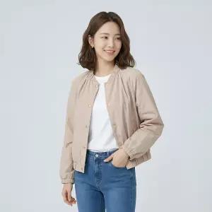 [조이너스]크롭 턱 네크라인 점퍼-JU25PJ1102433D