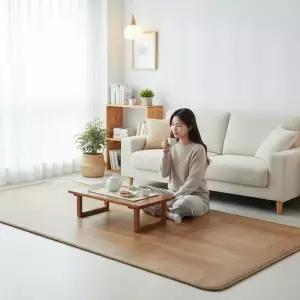 3H 한일온열기 모던마루 183x150 1인용 그래핀 탄소 카본 전자파차단 EMF 거실 카페트 전기장판