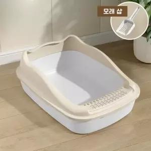 [룽스_64]고양이대형화장실 고양이 화장실(모래삽 포함)