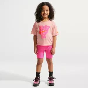 Nike 나이키 볼드 플레이 리틀키즈 투피스 바이크 쇼츠 세트 IW1768-631