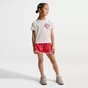 Nike 나이키 체리 리틀키즈 투피스 프린트 템포 세트 IR8358-657