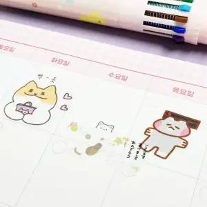 노트 KK26EH34 꾸미기용 그림테이프 캐릭터 다꾸 종이테잎