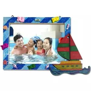 만들기대장 여름배 액자 만들기 물고기 배 여름