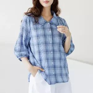 [데드라](120size)벨투카라체크셔츠 TBF3180