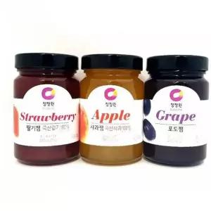 포도잼 청정원 토스트 식빵 딸기잼 사과잼 1개
