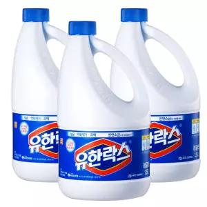 유한락스 레귤러 1.5L x 3개 주방 청소 살균 소독 세제 세정제