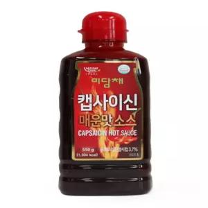 미담채 캡사이신매운맛소스 550g 1개